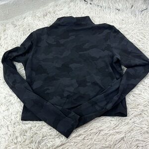 Lululemon All Aligned Mock Neck Long Sleeve Incognito Camo Multi Grey